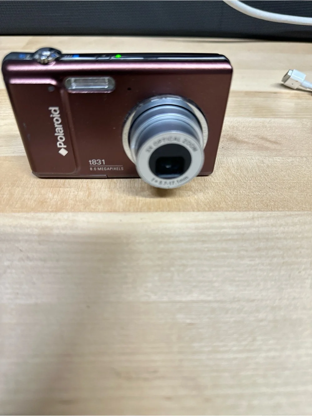 Polaroid T831 Compact Digital Camera - Burgundy